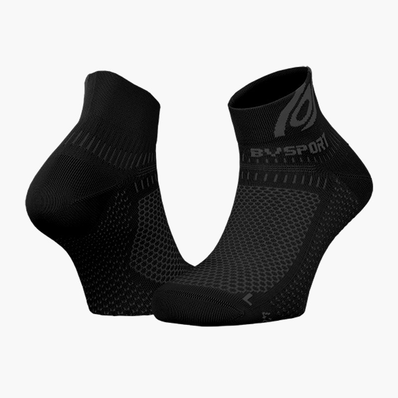 BV SPORT | Light 3D running socks black | Lightness and breathability