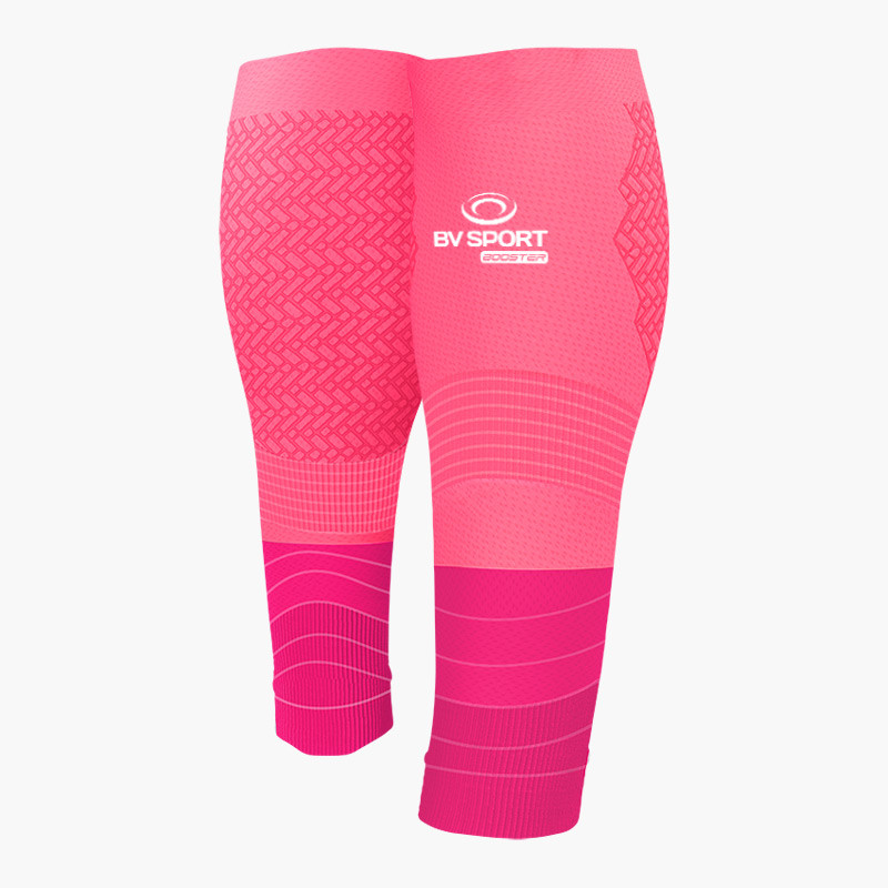 Calf compression sleeve Booster EVOLUTION pink