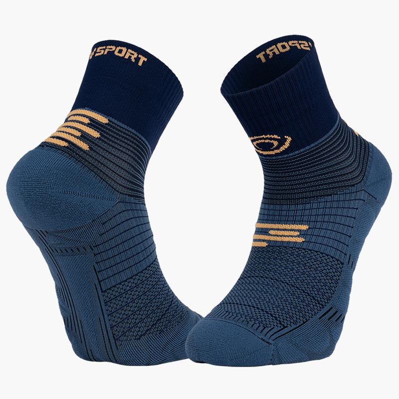 Made in France | RUN MARATHON Mid Socks Navy Blue