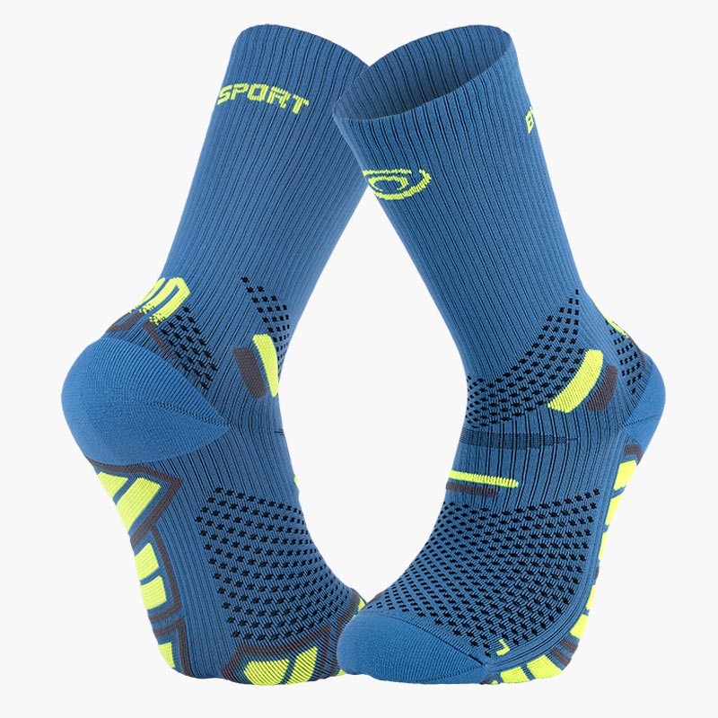 Made in France | TRAIL ULTRA HIGH socks Blue/Yellow
