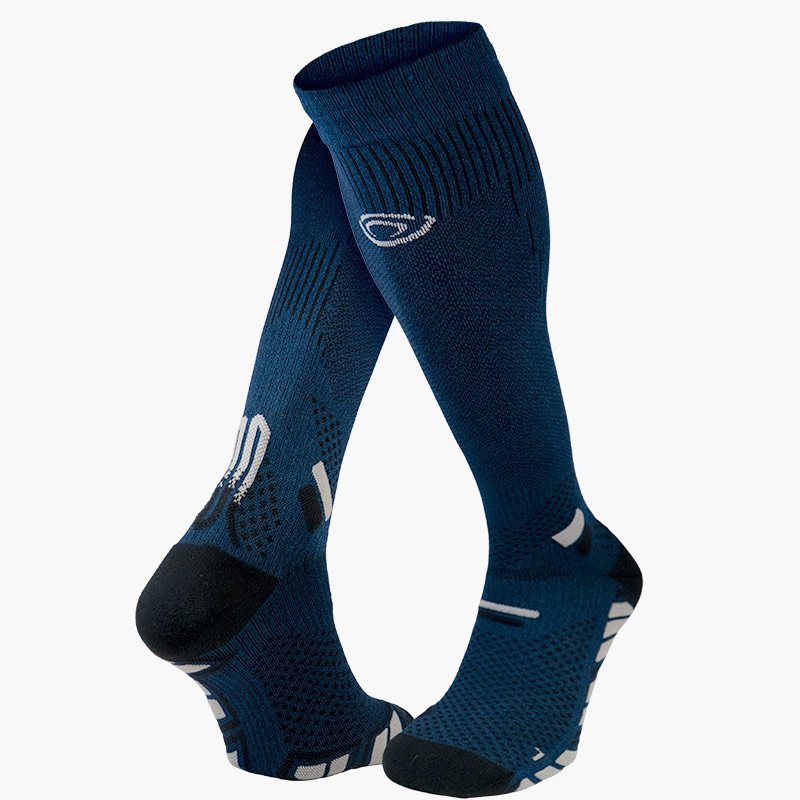 Trail compression socks blue/grey | Made in France