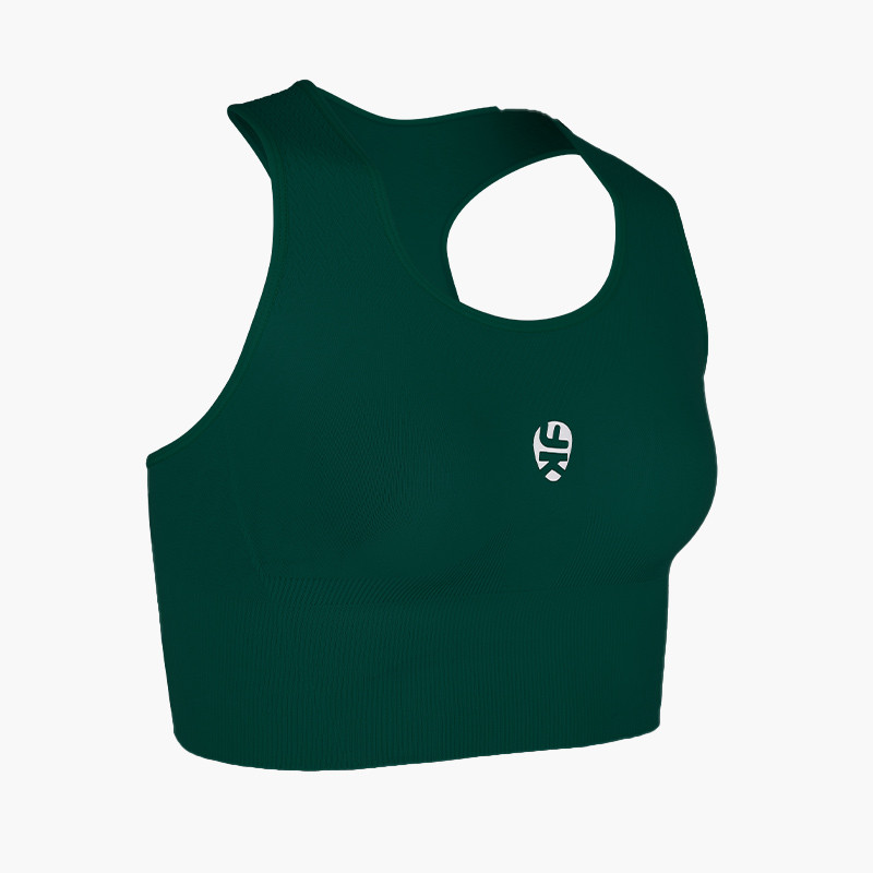 Women's sports bra KEEPFIT dark green